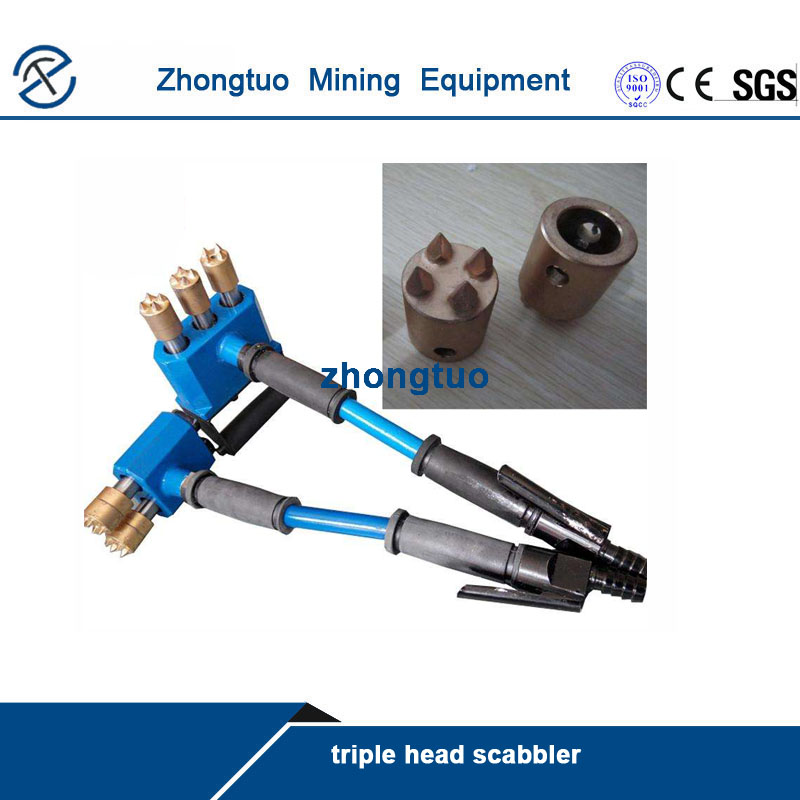 Hand held scabbler with multiple heads-00