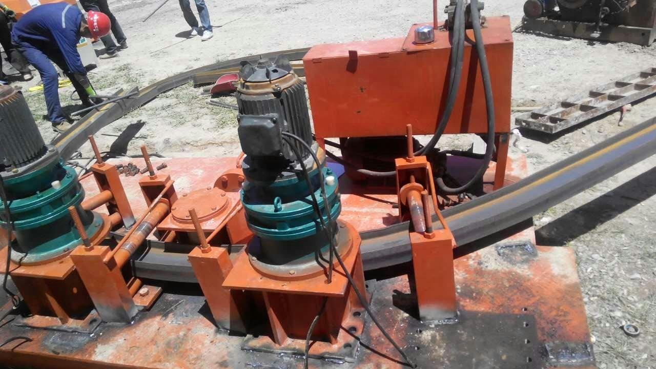 Cold H-beam steel bending machine