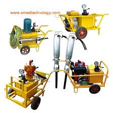 Hydraulic rock splitter and hydraulic pump station